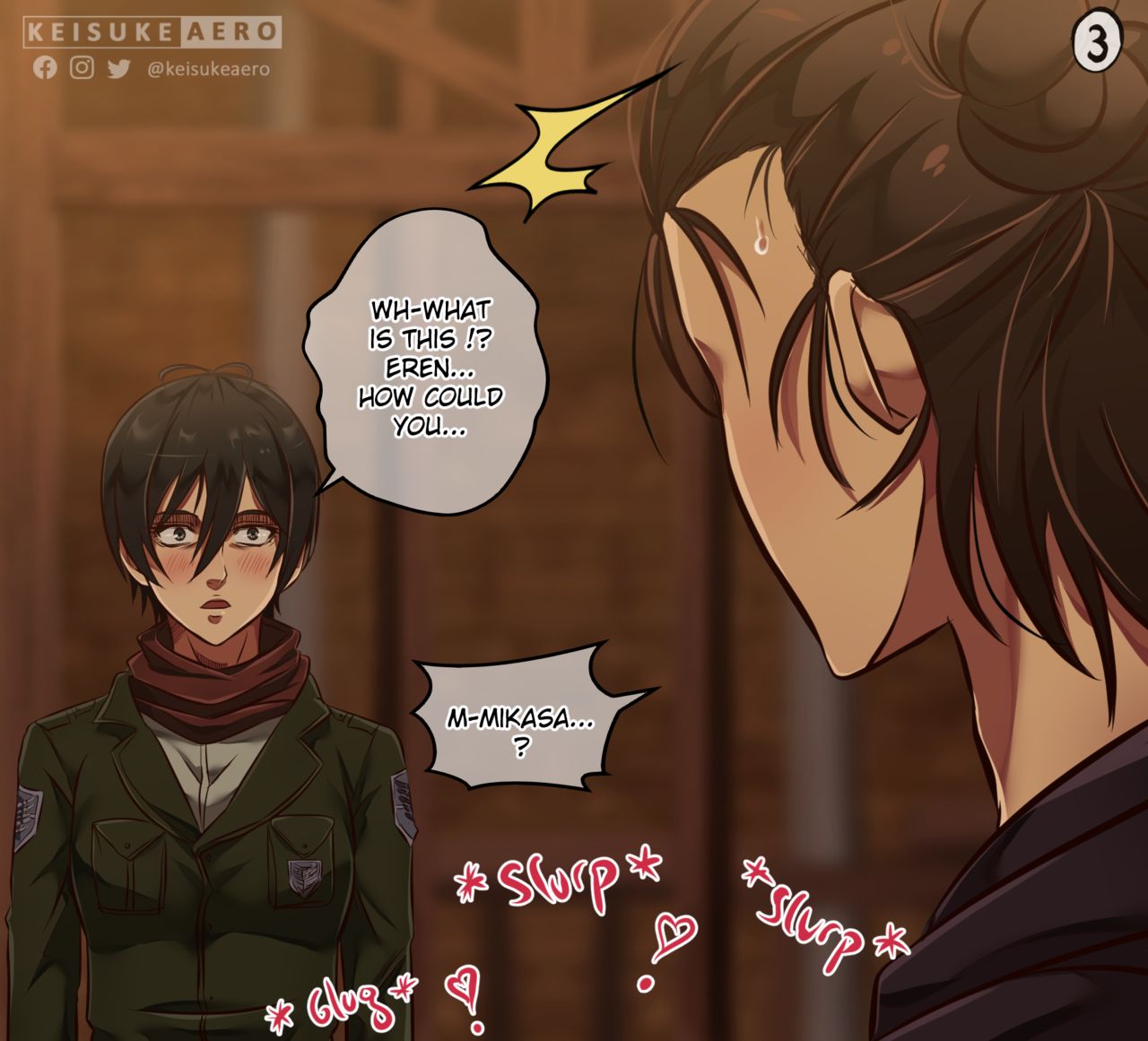 Mikasa X Eren X Annie page 3 full