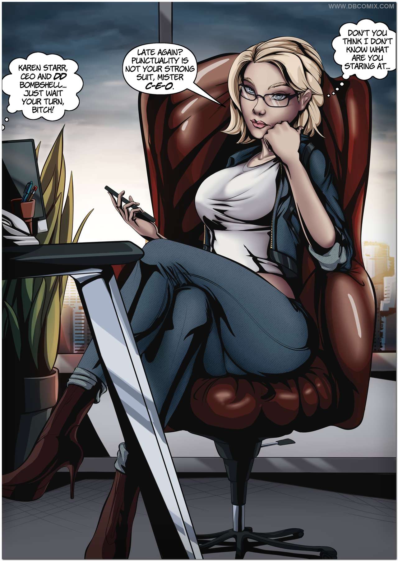 Breaking Powergirl page 4 full