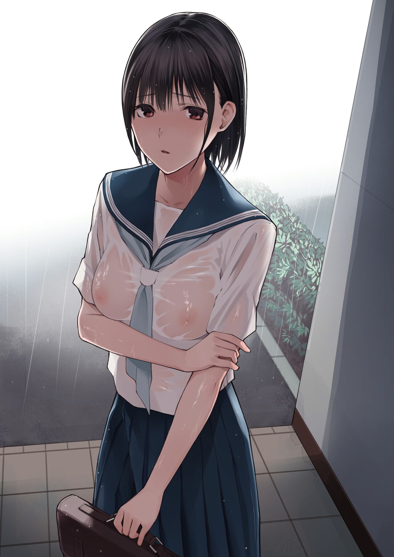 Ame no Hi wa, Honnori Chikubi | 비오는 날은, 희미하게 비치는 젖꼭지 page 2 full