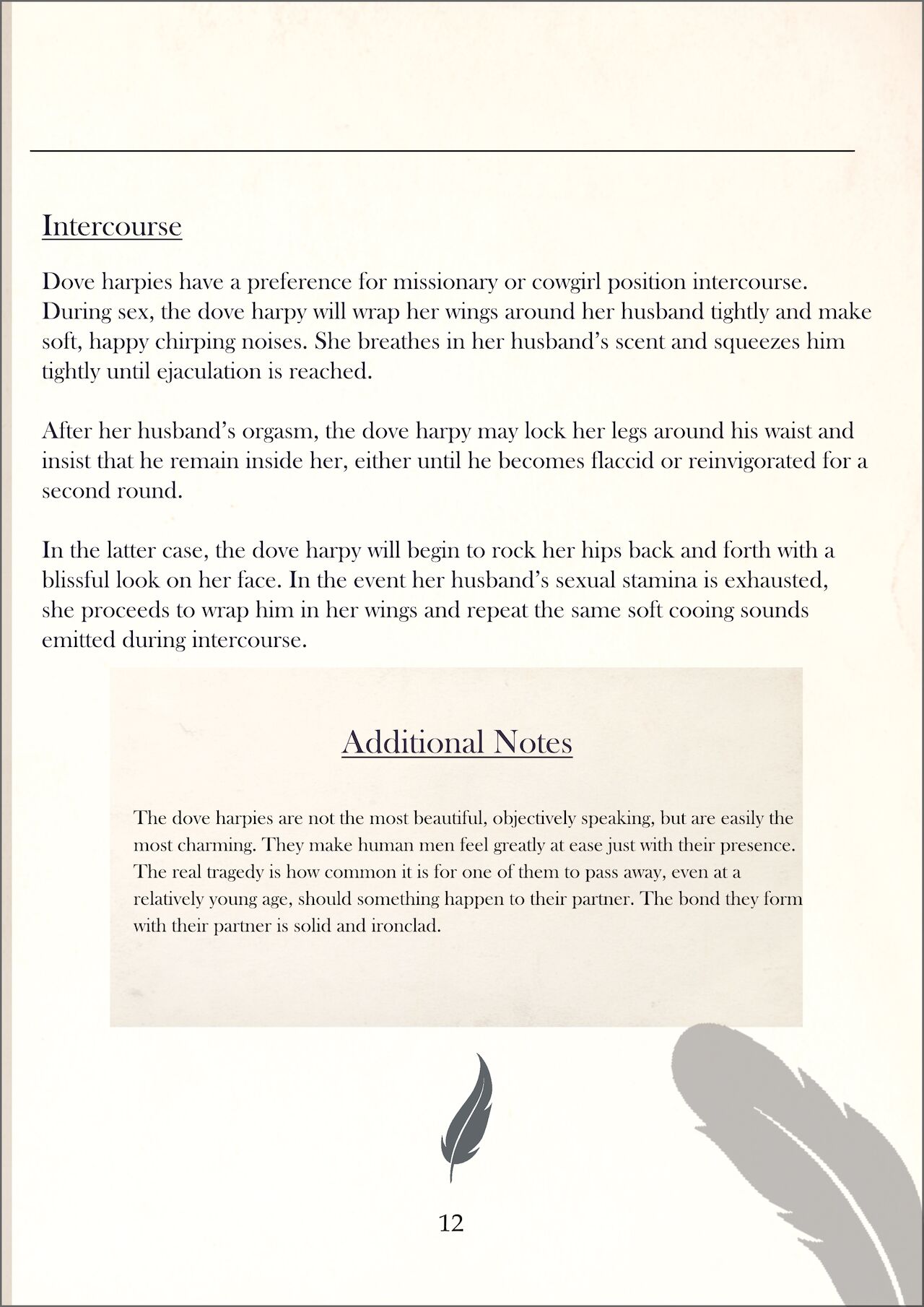 Harpy Watcher's Codex Vol. 1 page 10 full