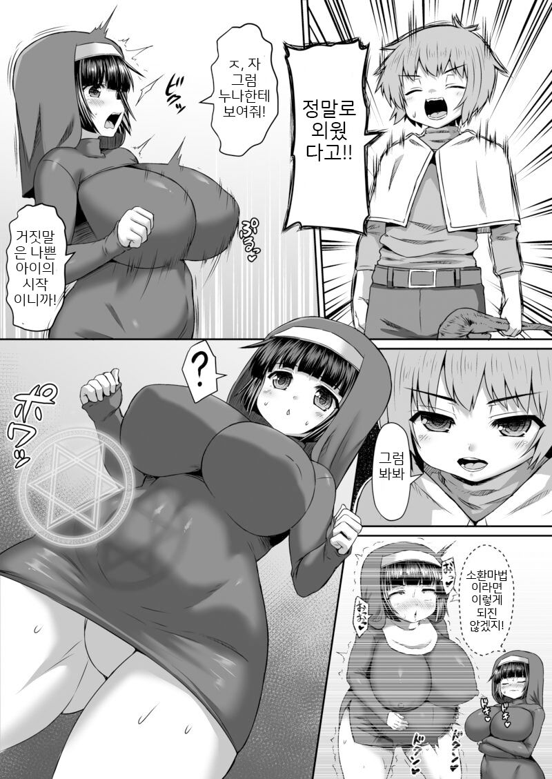 Shoukan Mahou o Otouto Ni Hirou Shitemorau Ane Manga | 소환 마법을 누나에게 선보이는 동생 만화 page 2 full