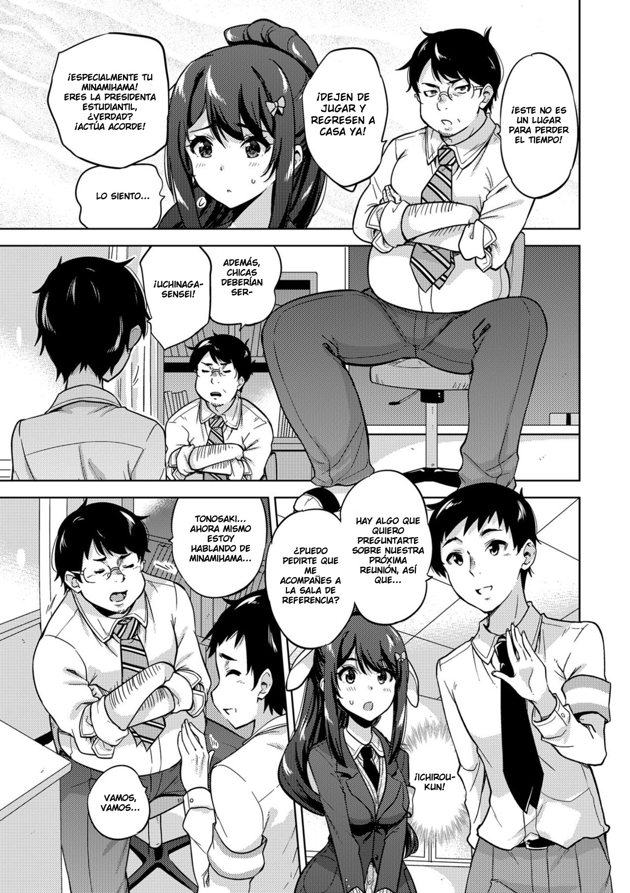 SNS Seitokai Yakuin wo Netotte Share suru Hanashi. | A Story About Fucking A Student Council Member And Sharing Her Pics Online page 4 full