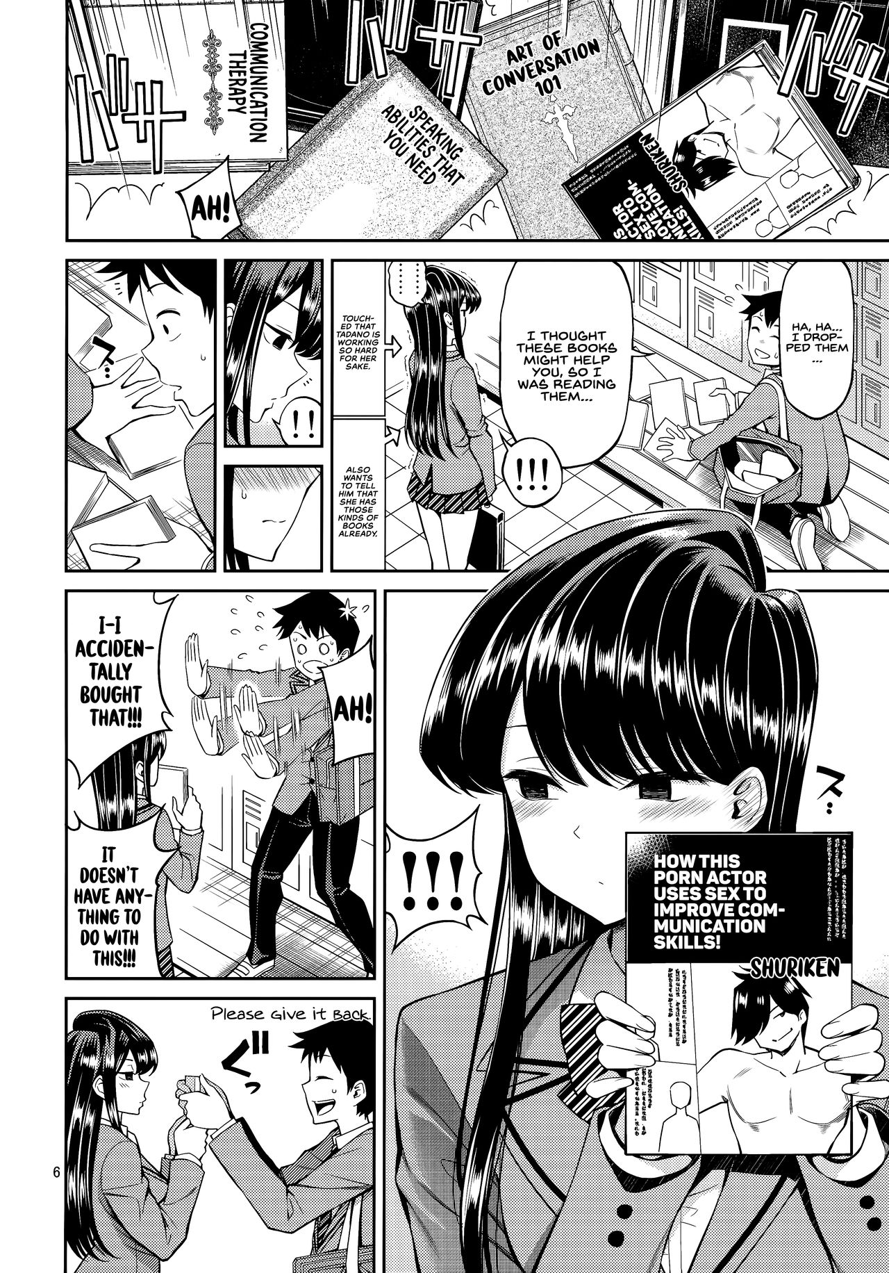 Komi-san is sensitive. | Komi-san wa, Binkan desu. page 5 full