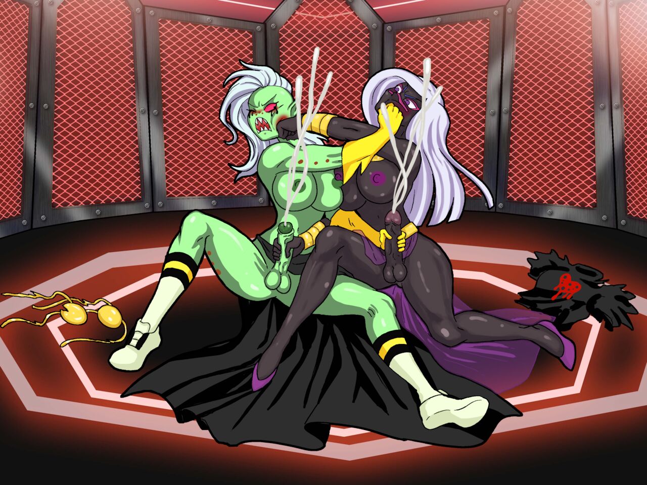 Queen Tyr'ahnee Lord Dominator futanari catfight page 4 full