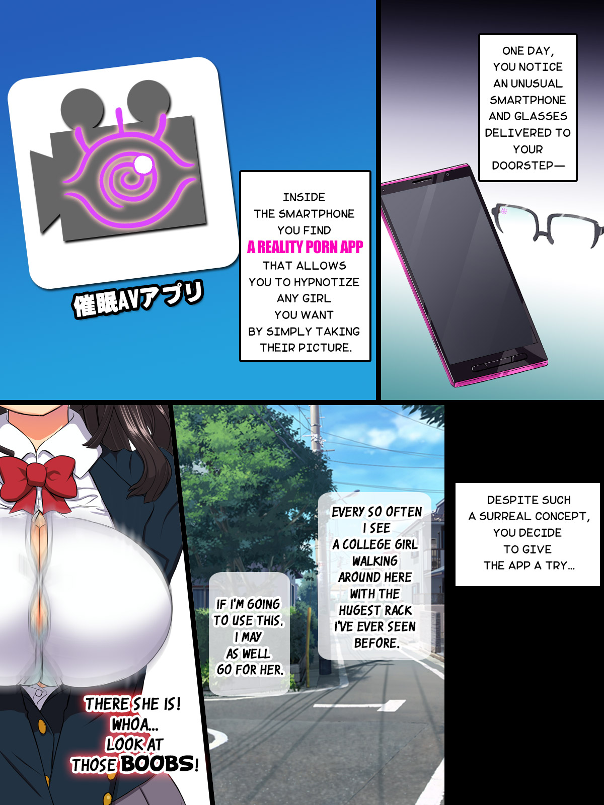 Hypnotized College Girls - REALITY PORN APP - Chapters 1-6 page 1 full