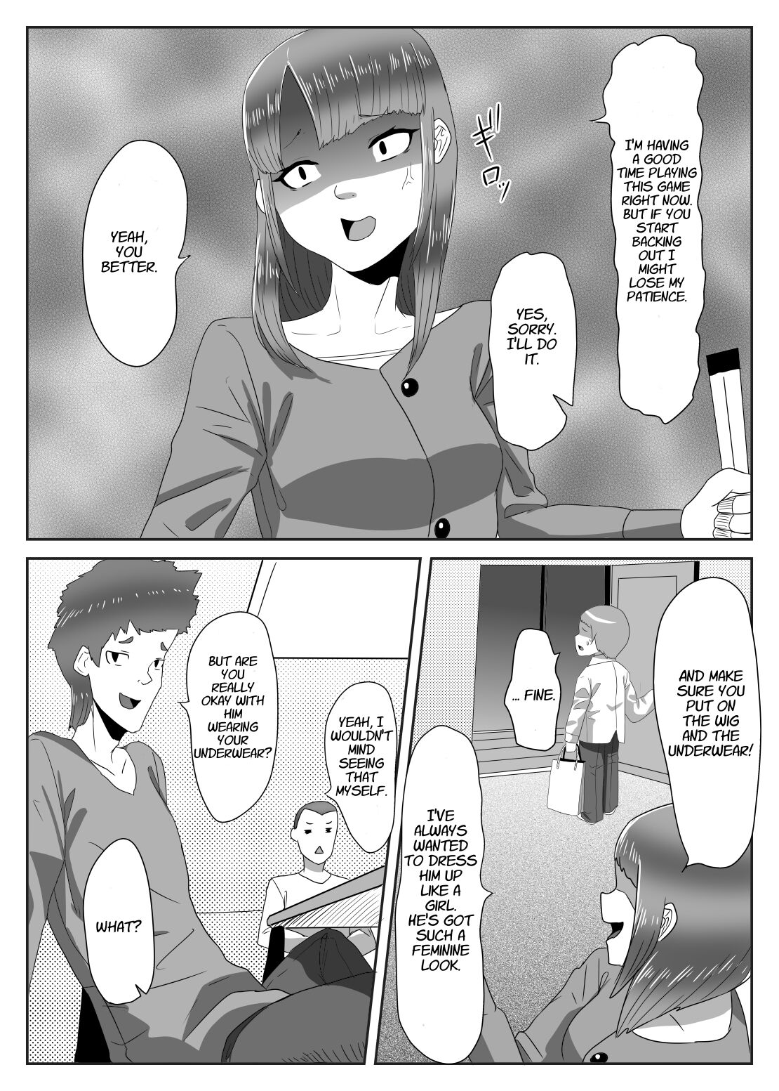 Batsu gēmu de josō sanpo sa se rarete itara ikemen futanari musume ni tasuke raremashita page 5 full