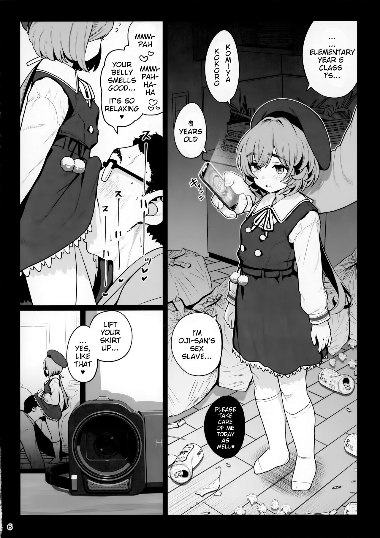 To my Neighbor, your Daughter has been too cute, admirable, and smart to boot, she's fitting as my Onahole so I did it - Mating Hypnosis page 7 full