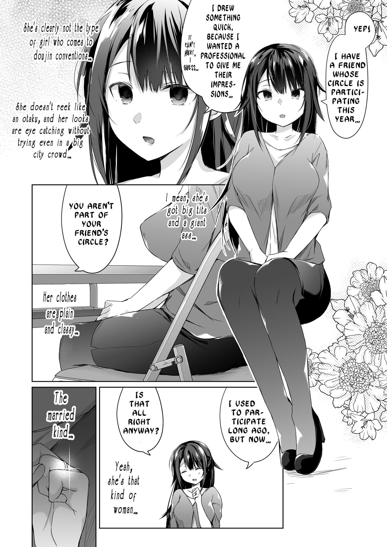 Doujin Event no Shucchou Henshuubu ni Itta Hi kara Tsuma no Yousu ga... | My wife has been acting weird since the doujin convention… page 4 full