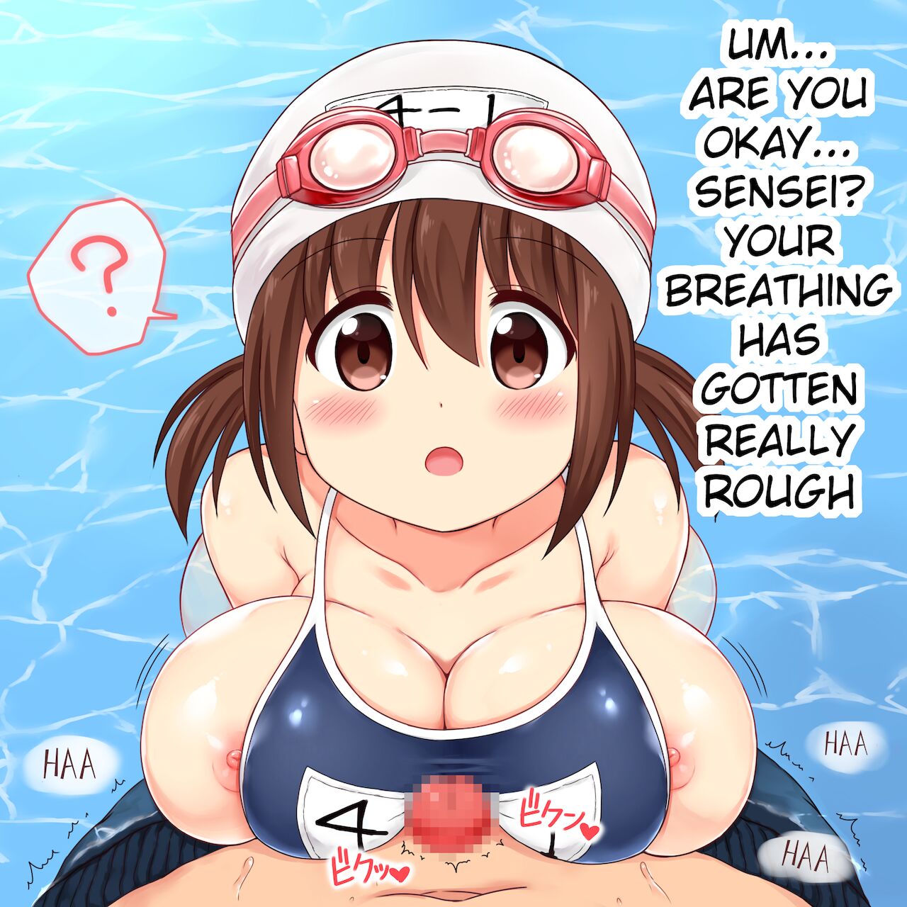 Mizugi o Wasurete Zenra de Jugyou o Ukeru Mana-chan | Mana-chan Forgot her Swimsuit and Came to Swim Class Butt Naked page 10 full