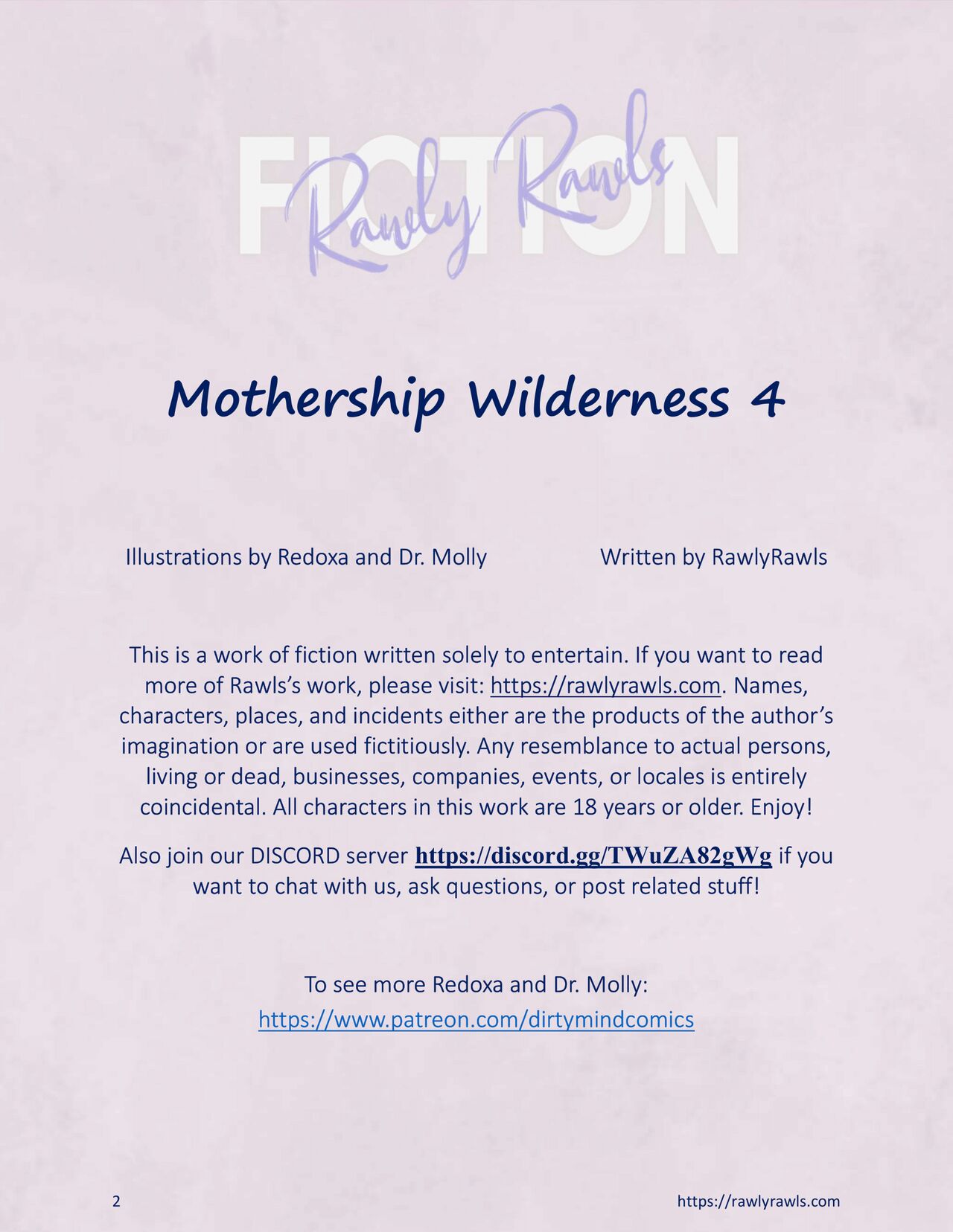 Mothership Wilderness Chapter 4: Rawly Rawls Fiction page 2 full