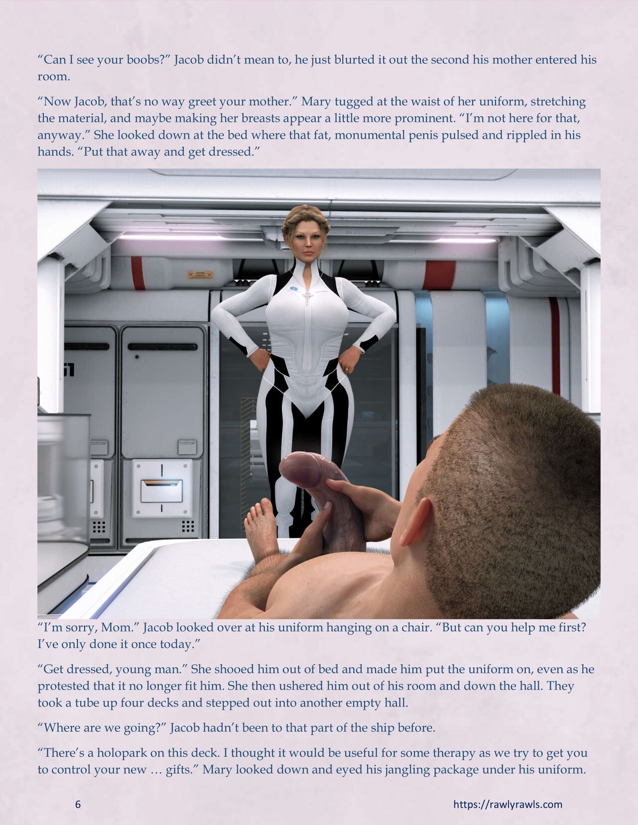 Mothership Wilderness Chapter 4: Rawly Rawls Fiction page 6 full