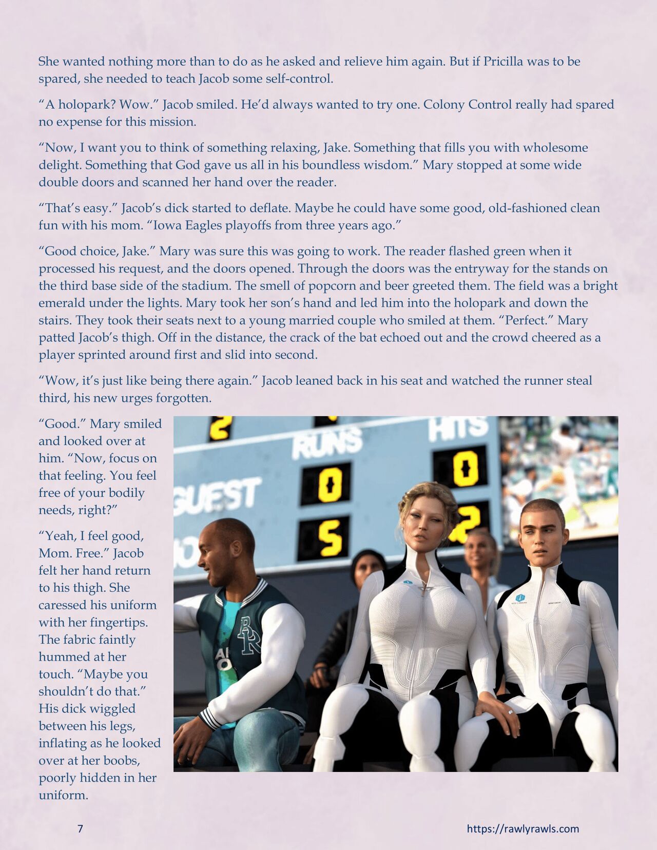 Mothership Wilderness Chapter 4: Rawly Rawls Fiction page 7 full