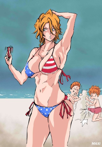 On the duty with new bikini!? cover