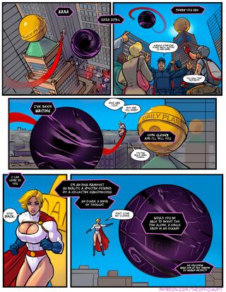 Power girl vs darkseid page 1 full