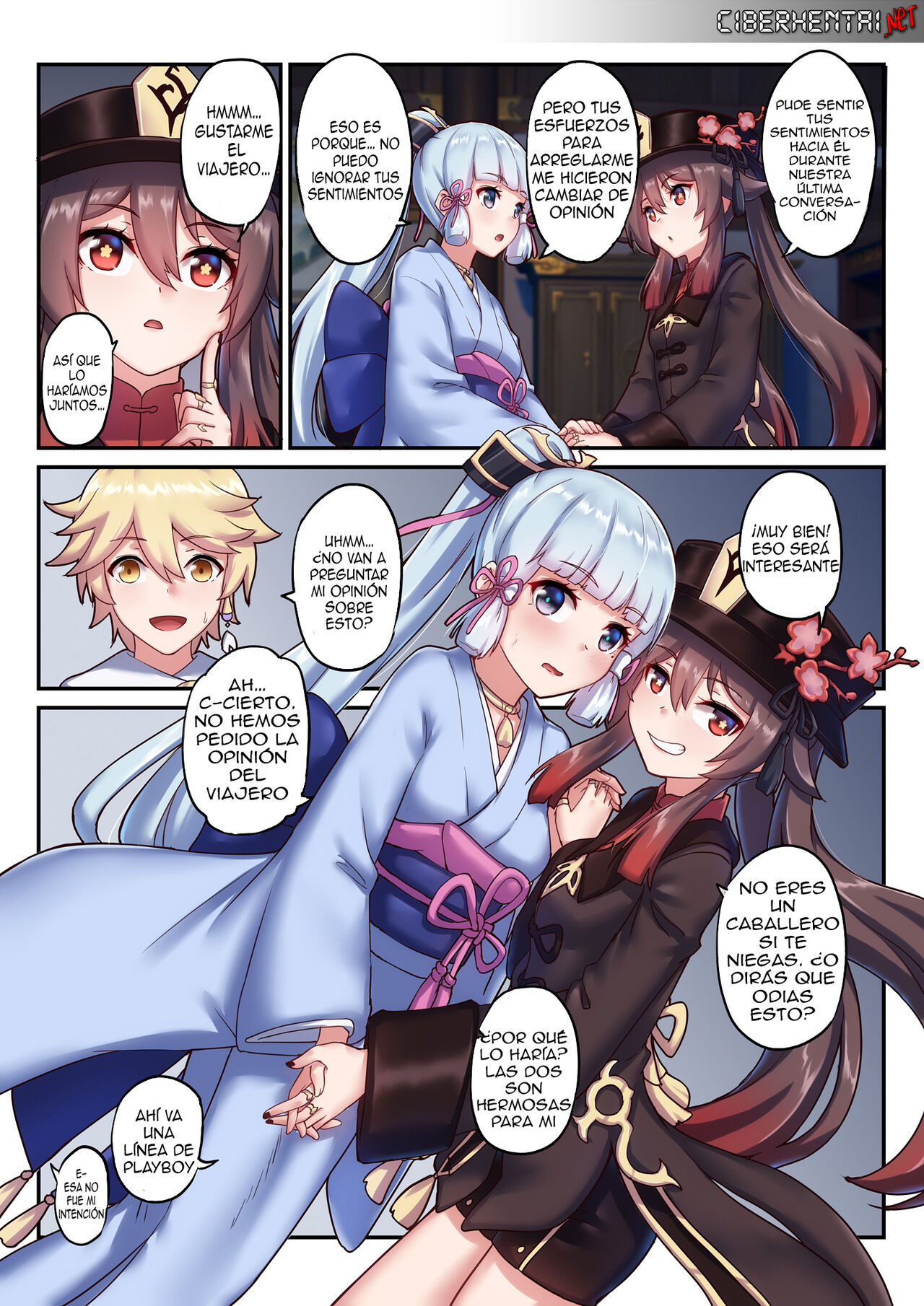 The Traveler's Wives Hu tao &amp; Kamisato Ayaka page 4 full