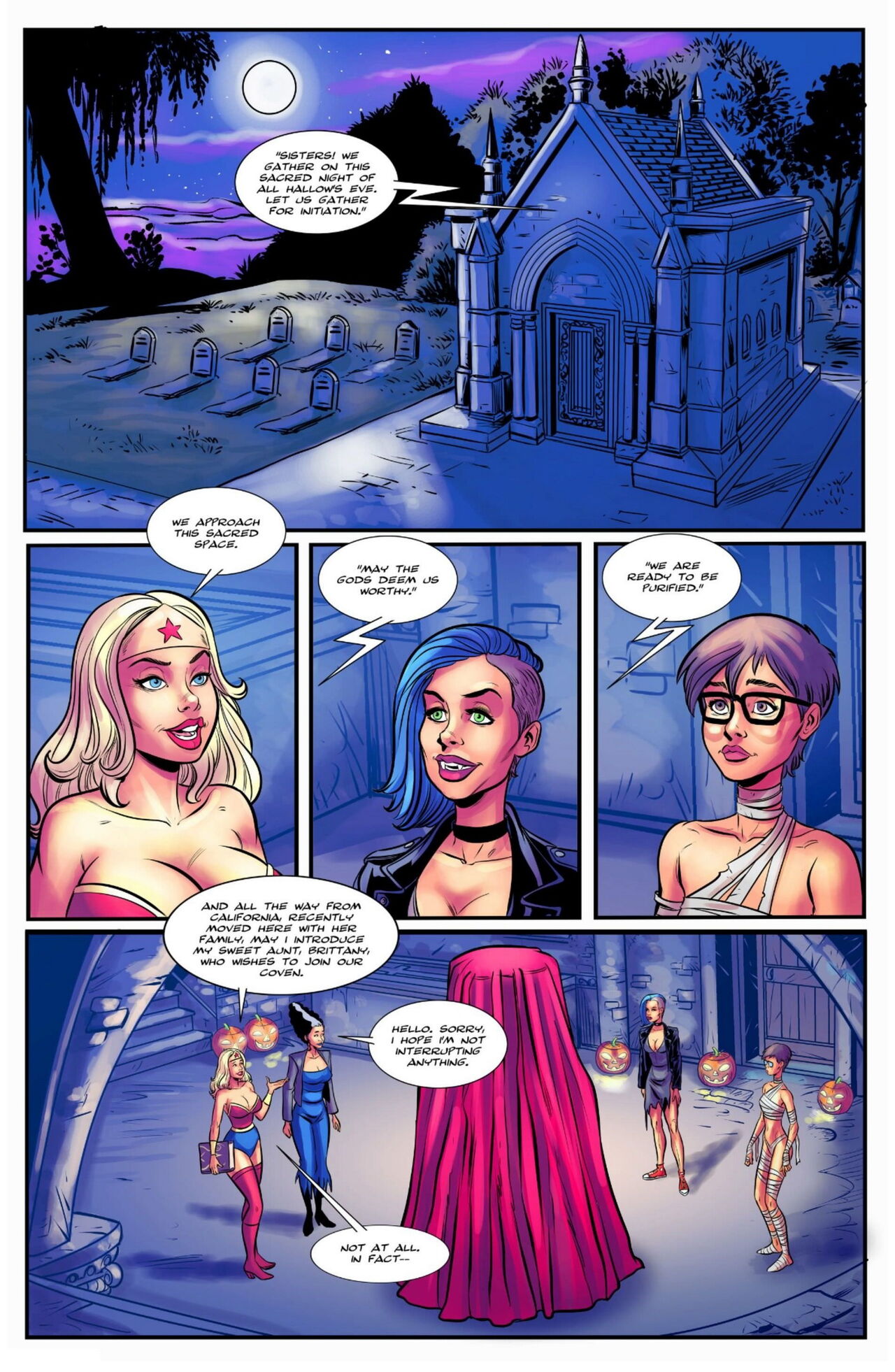 BotComics - Pumpkin Queens page 2 full