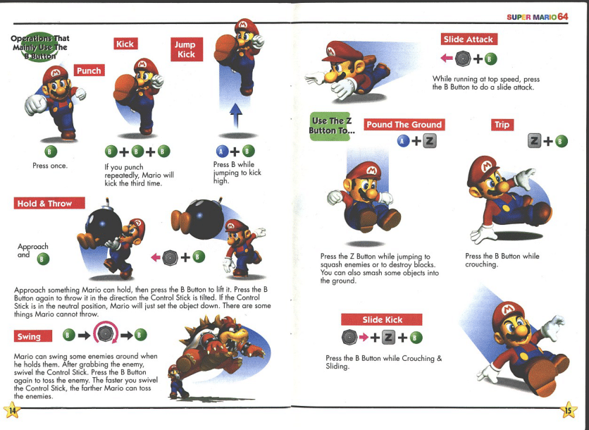 Mario 64 Manual page 9 full
