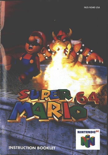 Mario 64 Manual cover