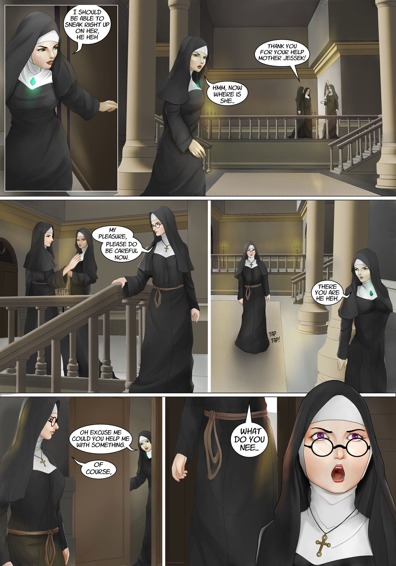 Bronze Cross Nuns: Slime and Faith page 8 full