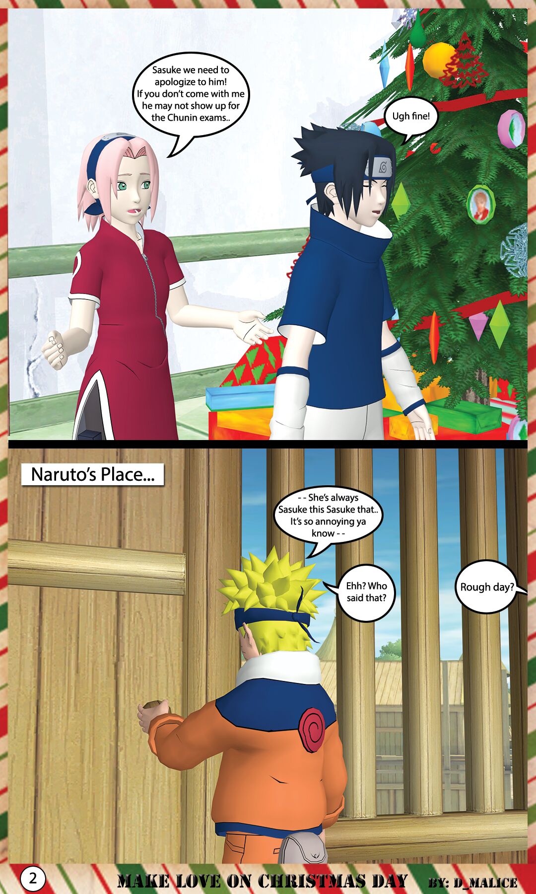 Make Love On Christmas Day - On Going Comic page 3 full