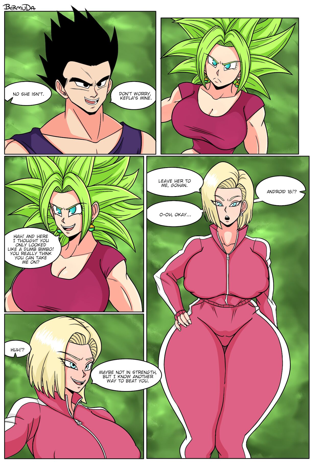 Android 18 Has A Plan page 1 full