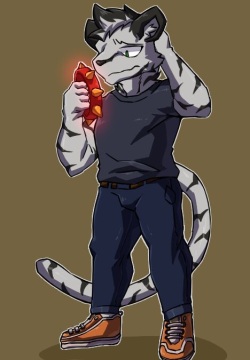 Strange collar