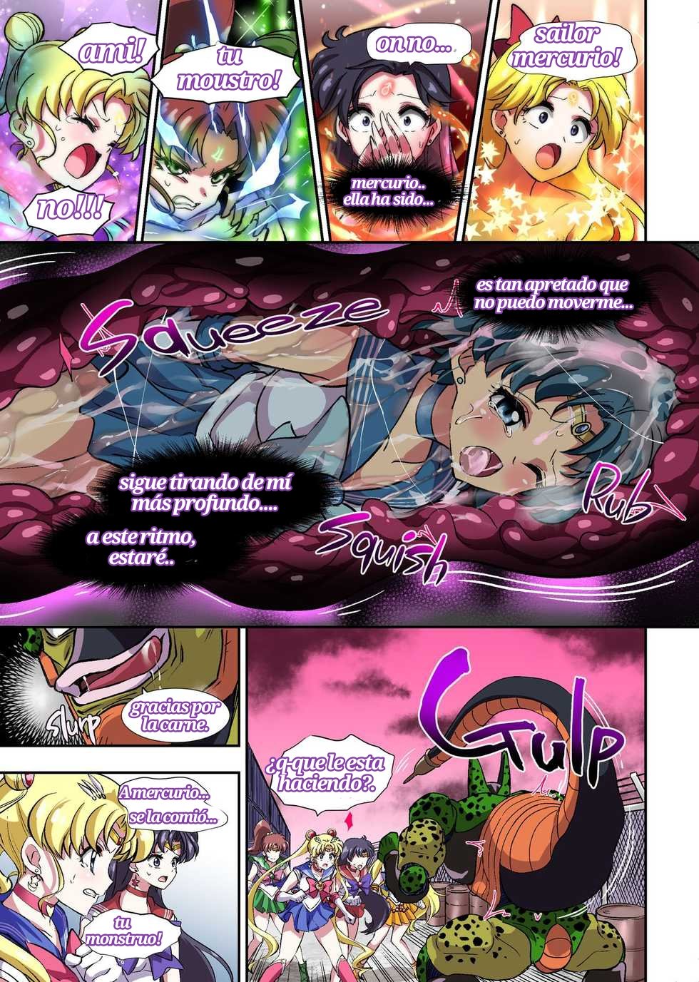 Cell no Esa Ext. Sangetsuhen | Cell's Perfect Meal: Sailor Moon V page 4 full