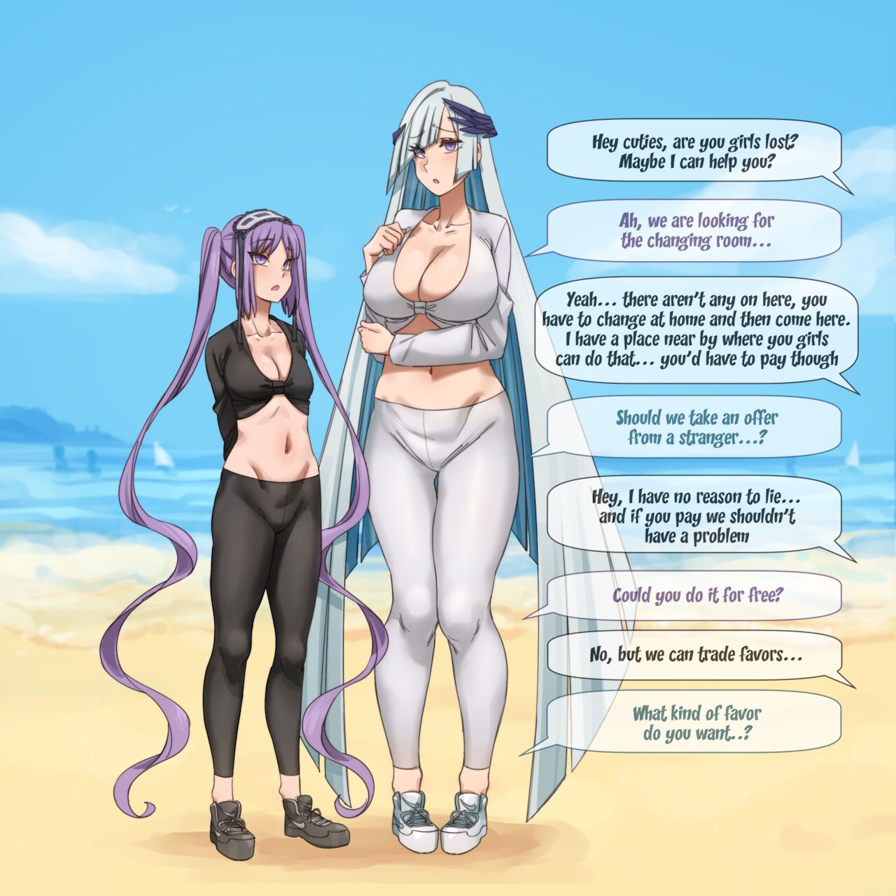 Stheno &amp; Brynhildr commission page 2 full