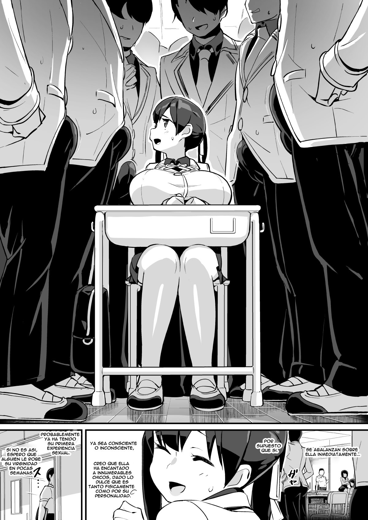Muchimuchi Kyonyuu Tenkousei Kumokawa Suzuran page 9 full