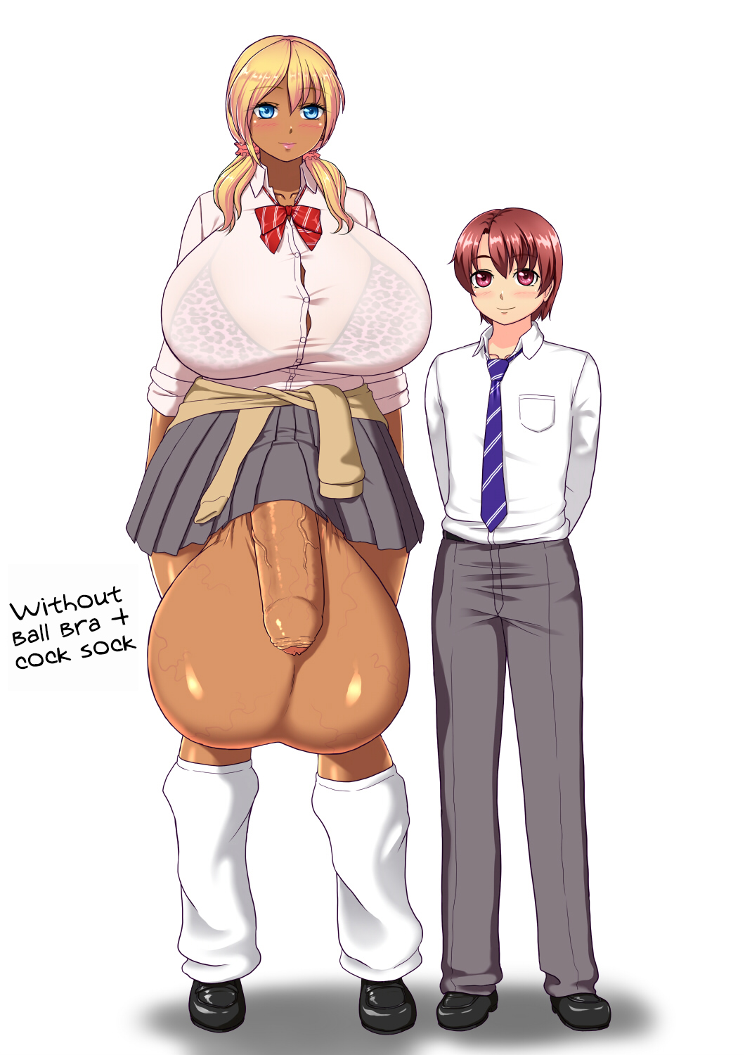 Baku futa gyaru ni chinguri purei shitemorau  Story | A  story about a massive futa gyaru taking it in role-reverse piledriver play page 3 full