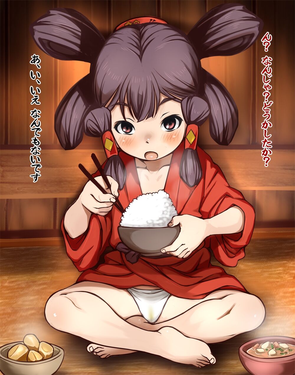 Oishii Okome o Tsukuri nagara Houjoushin no Mesugaki o Wakaraseru Kurashi page 7 full