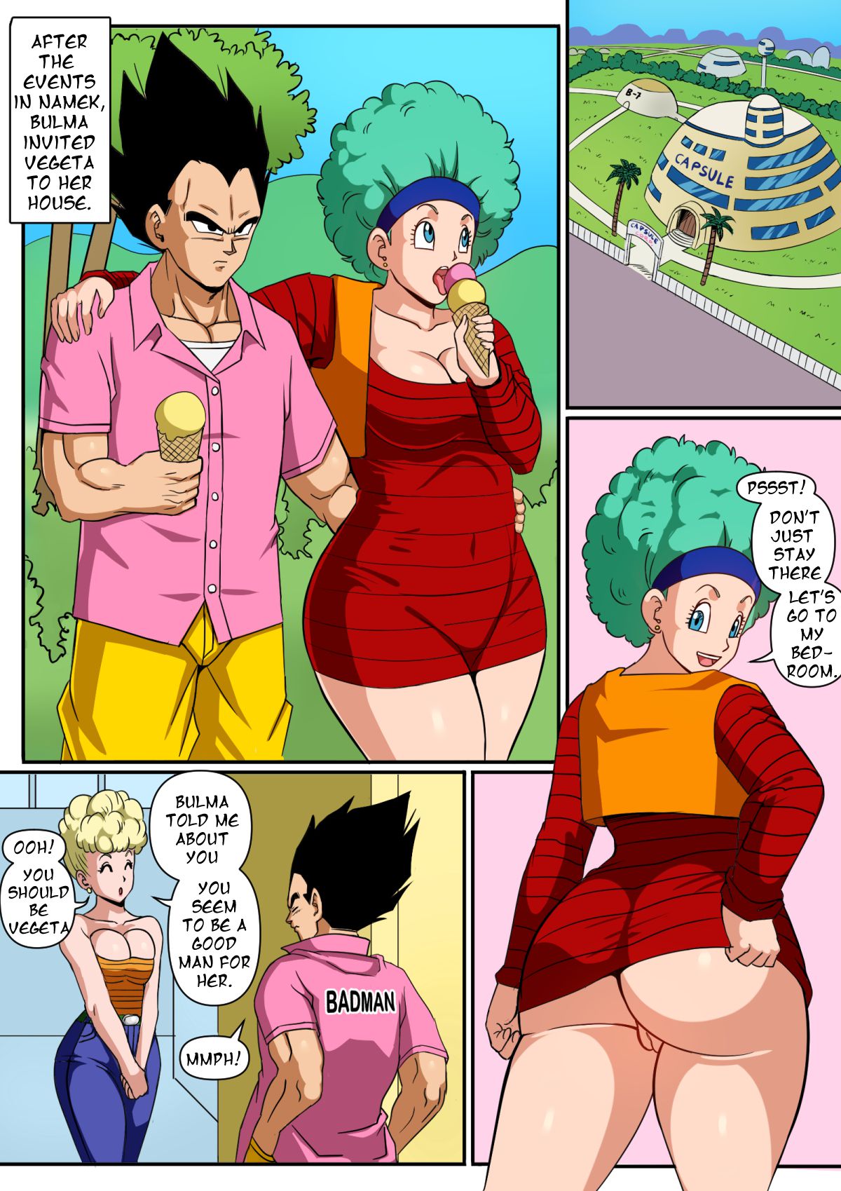 Bulma in Namek page 9 full