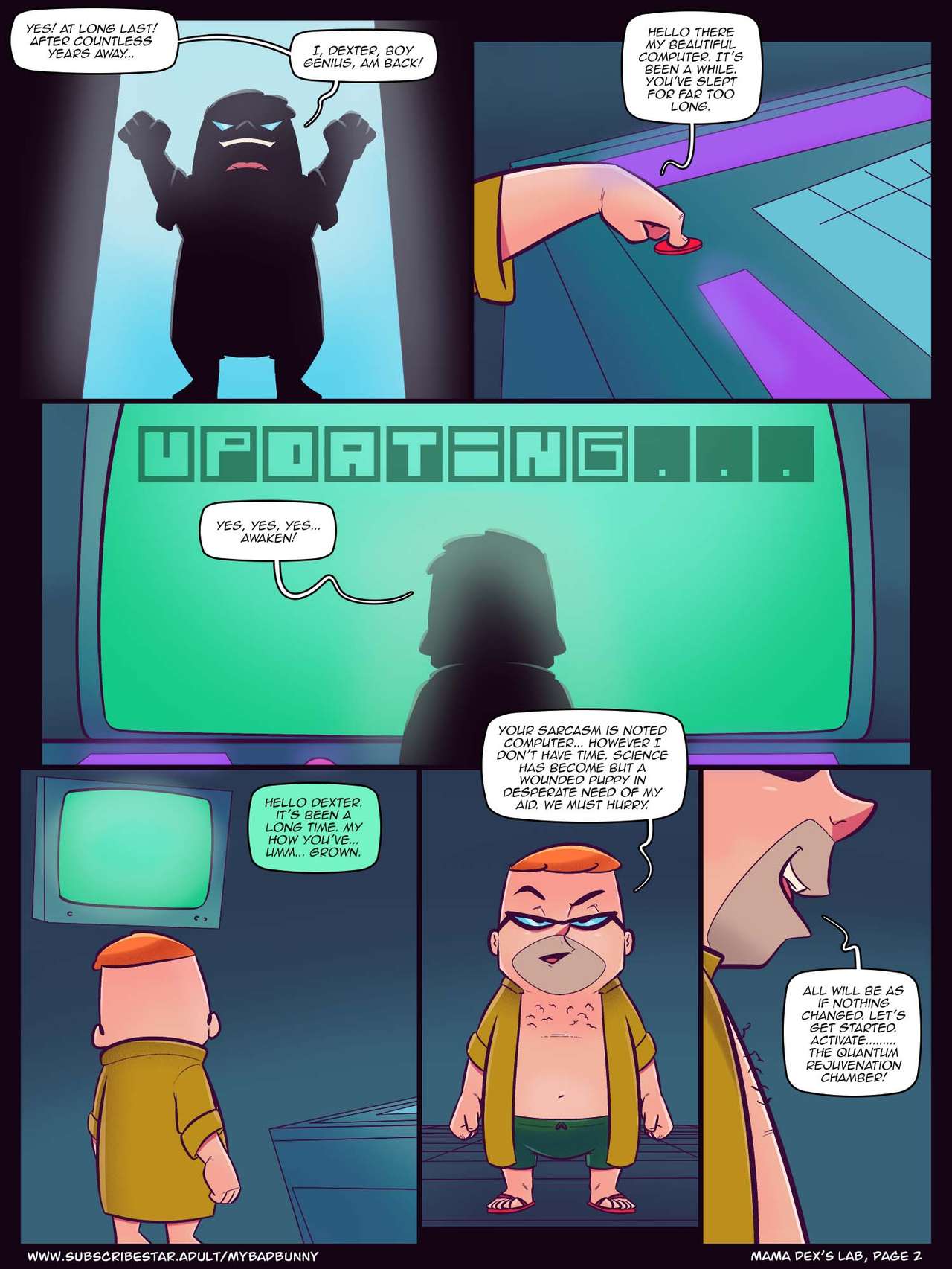Mama Dex’s Lab –  - ongoing - english page 3 full