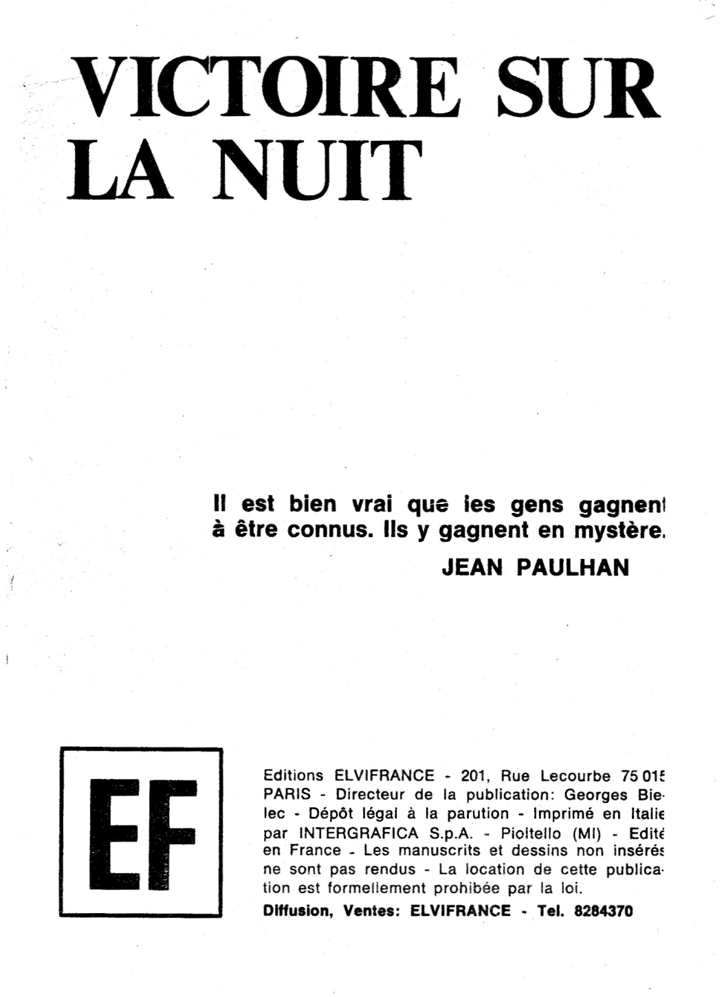 Elvifrance - Hors-serie rouge - 34 - Victoire sur la nuit page 5 full