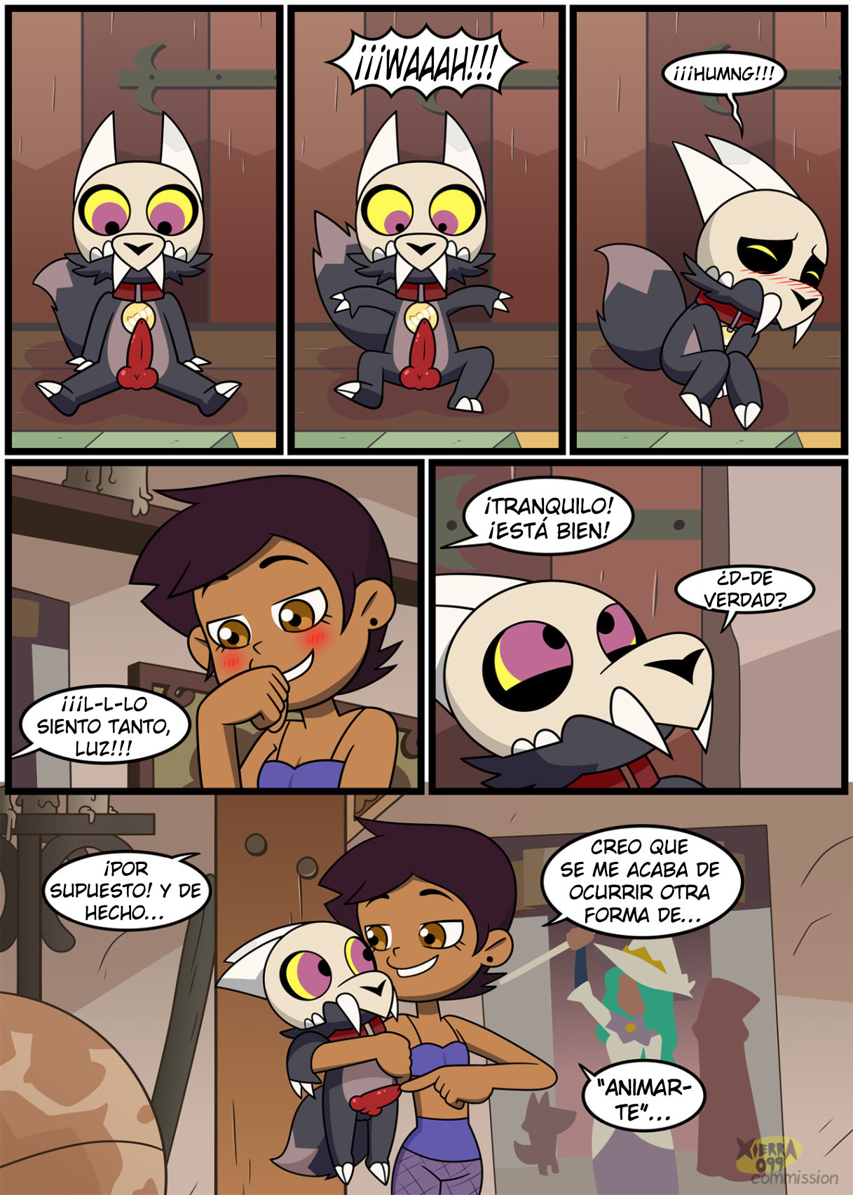 The Owl house - After Dark: King's Cheer up/Dress up party page 7 full