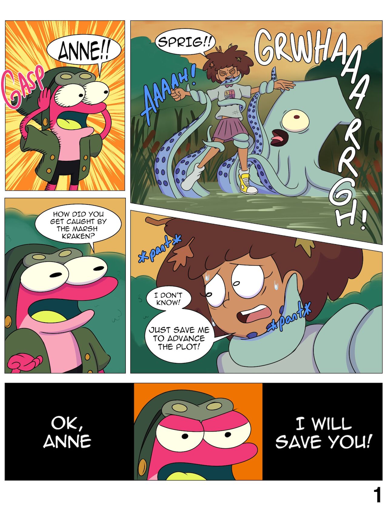 Oh My Frog! WIP page 3 full