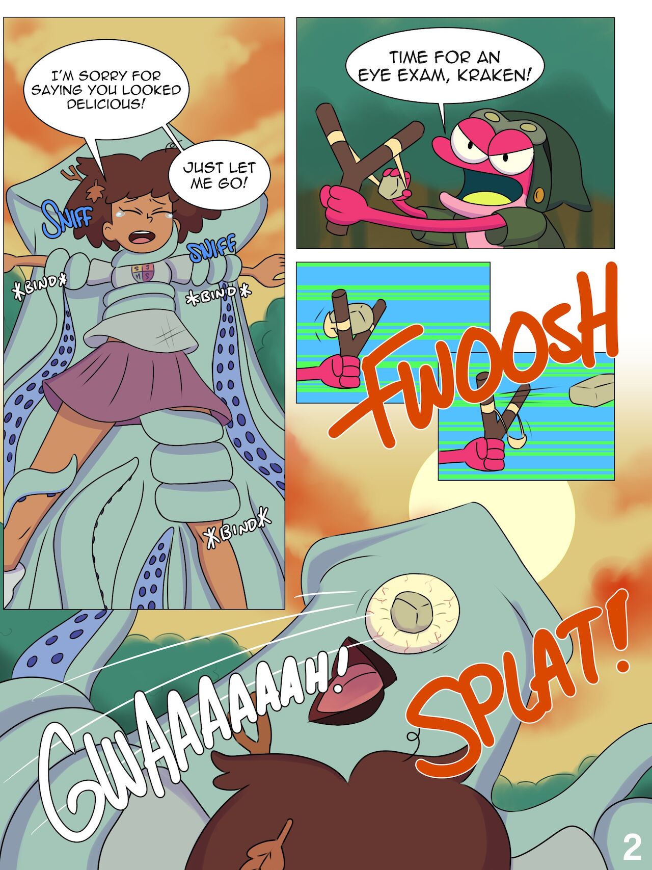 Oh My Frog! WIP page 4 full