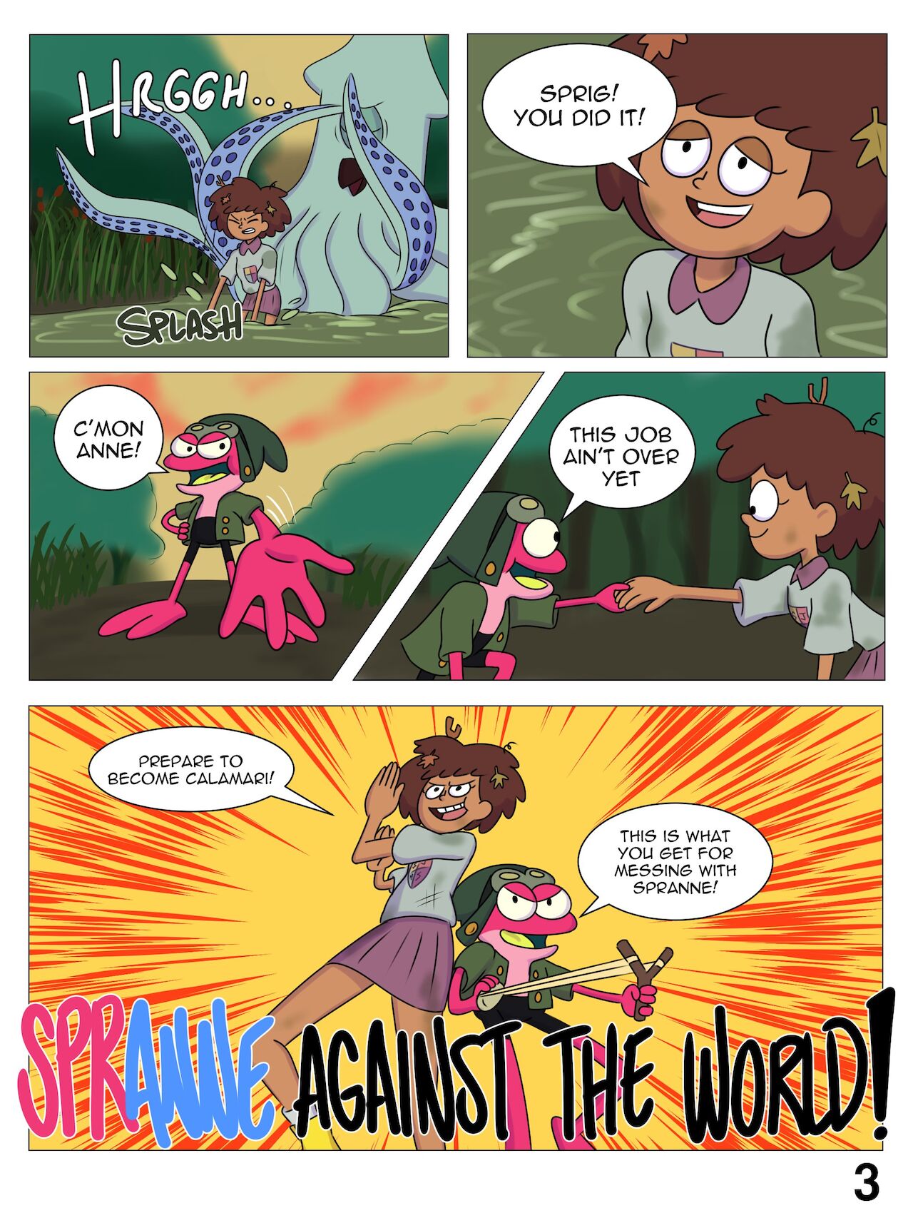 Oh My Frog! WIP page 5 full