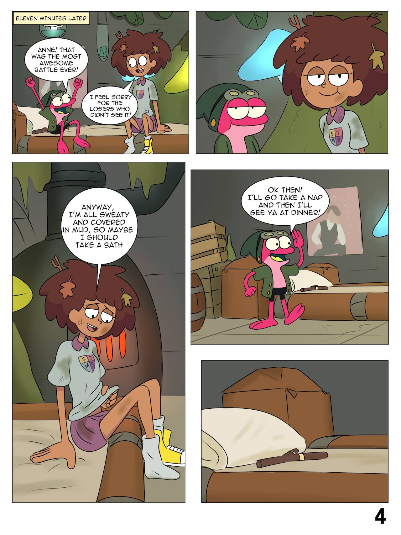 Oh My Frog! WIP page 6 full