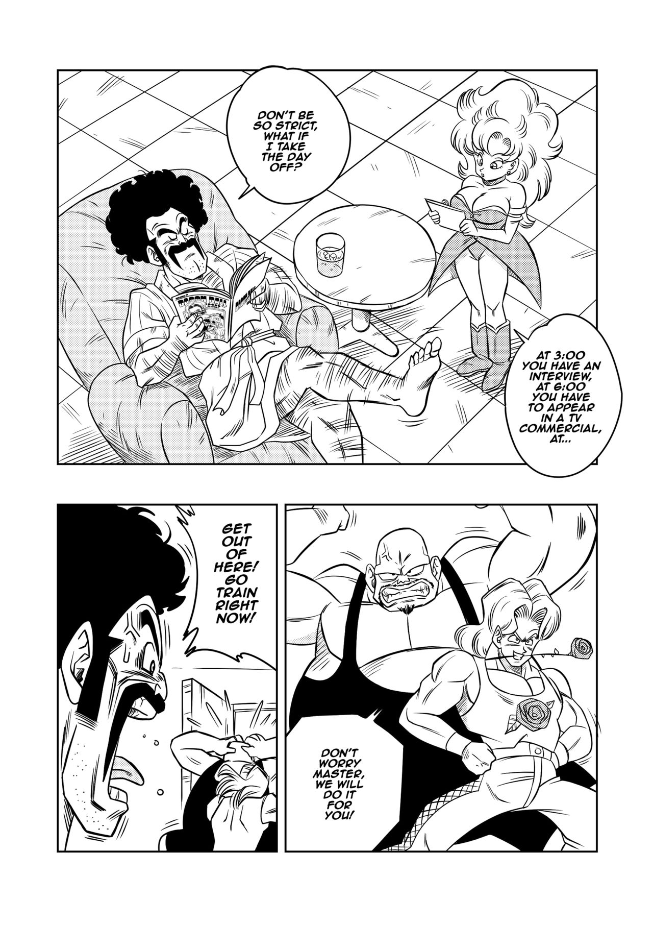 Mr. Satan Secret Training page 4 full