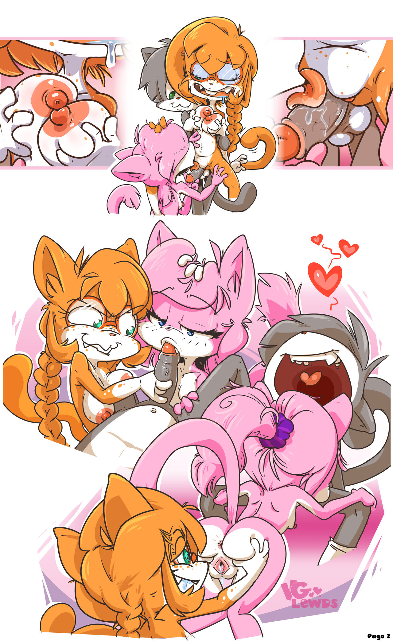 Two Girls One Cat page 2 full
