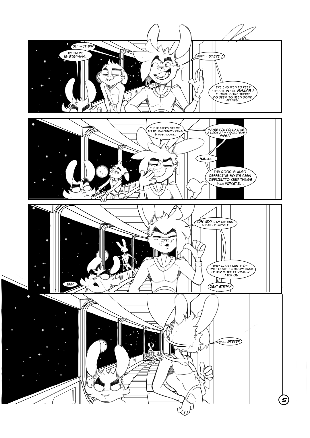 Spacebunz ongoing page 5 full