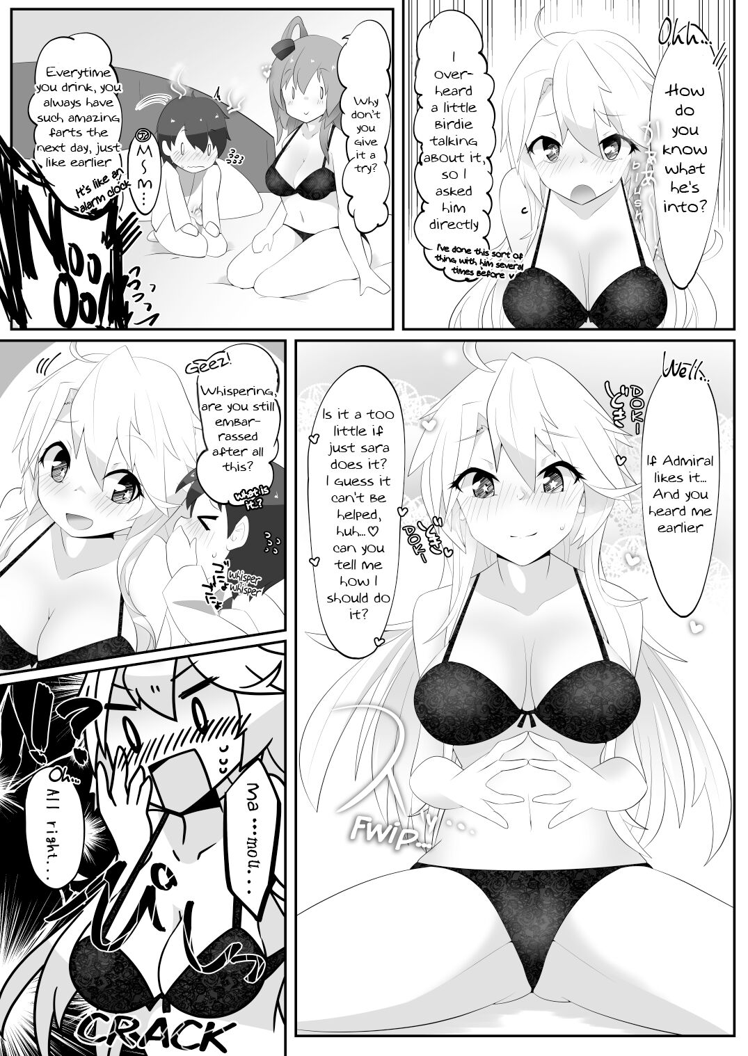 Iowa to Saratoga ni Gas Nuki Shite Morau dake no Hon | Just A Book About Iowa And Saratoga Letting Out Some Gas page 8 full