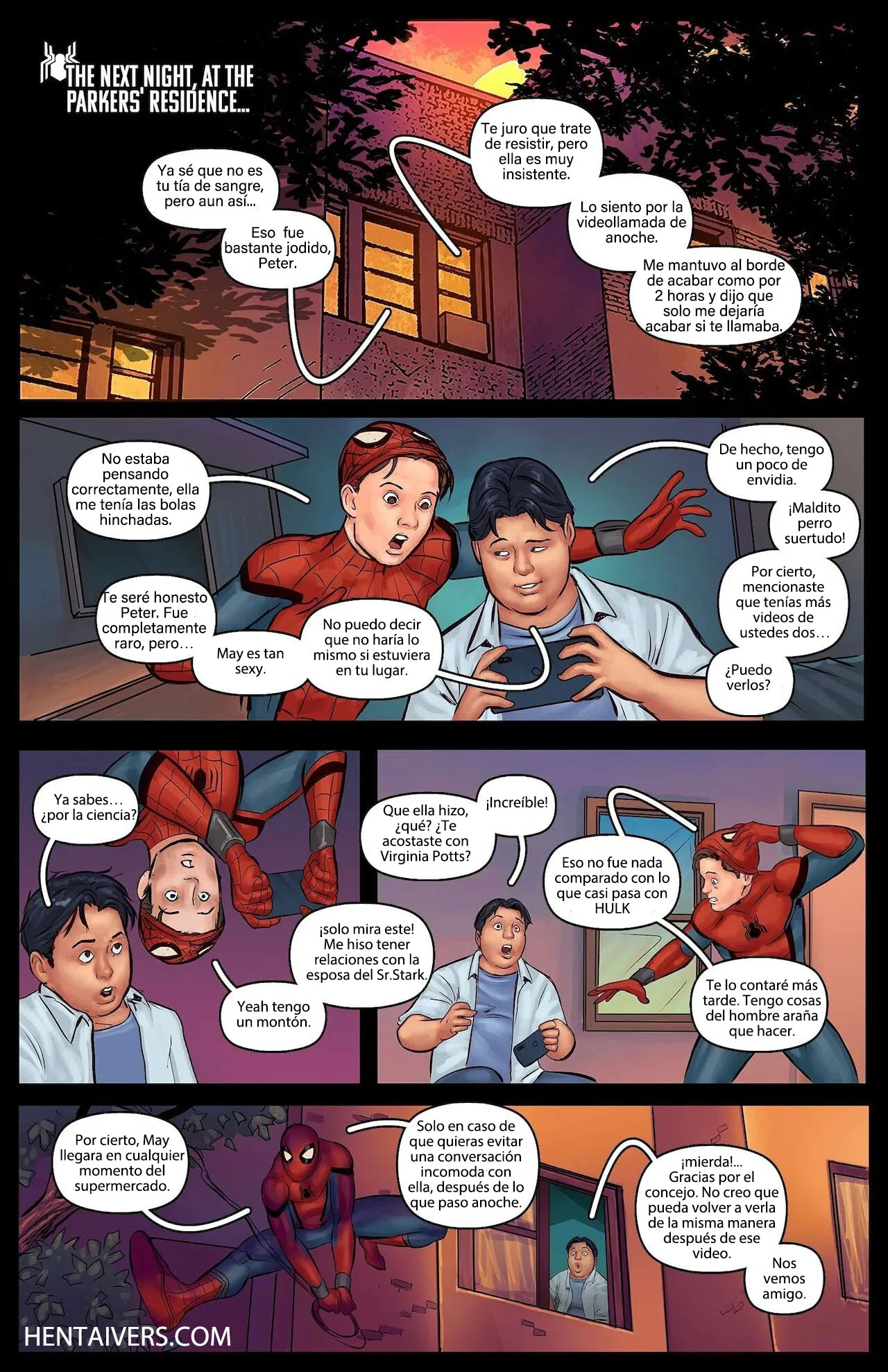 spiderman aunt coming page 5 full