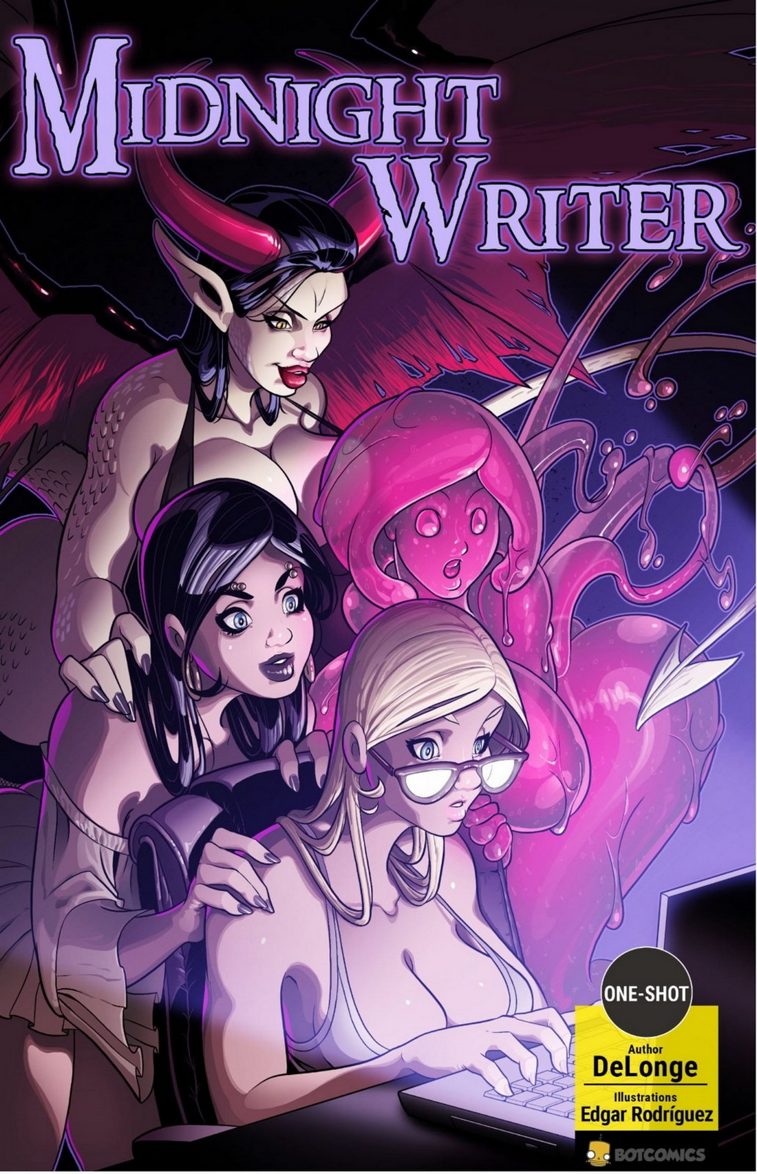 BotComics - Midnight Writer page 1 full