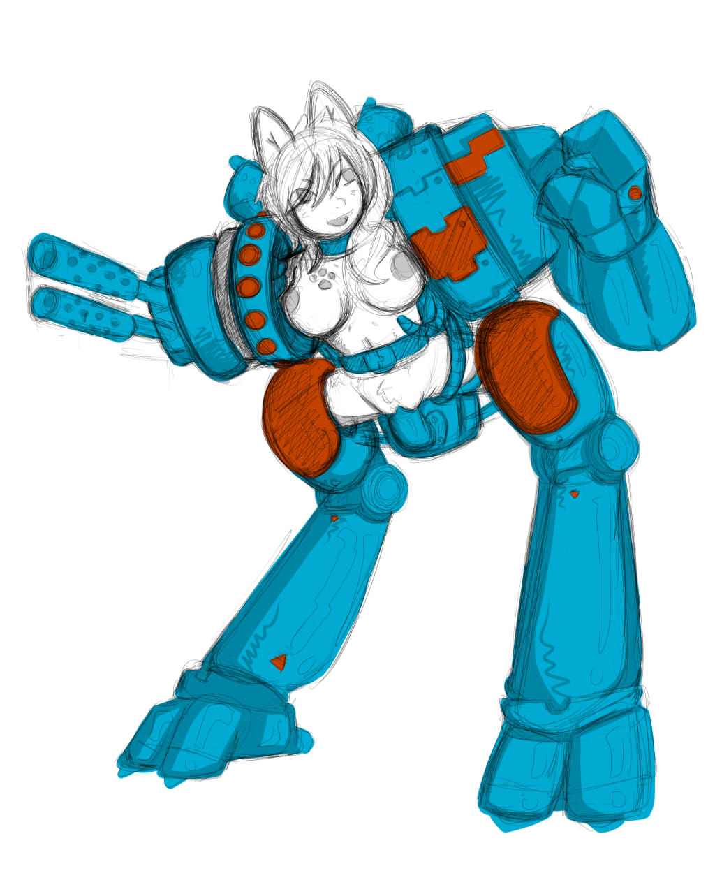 Mecha Girl Collection by Ponyfox page 2 full