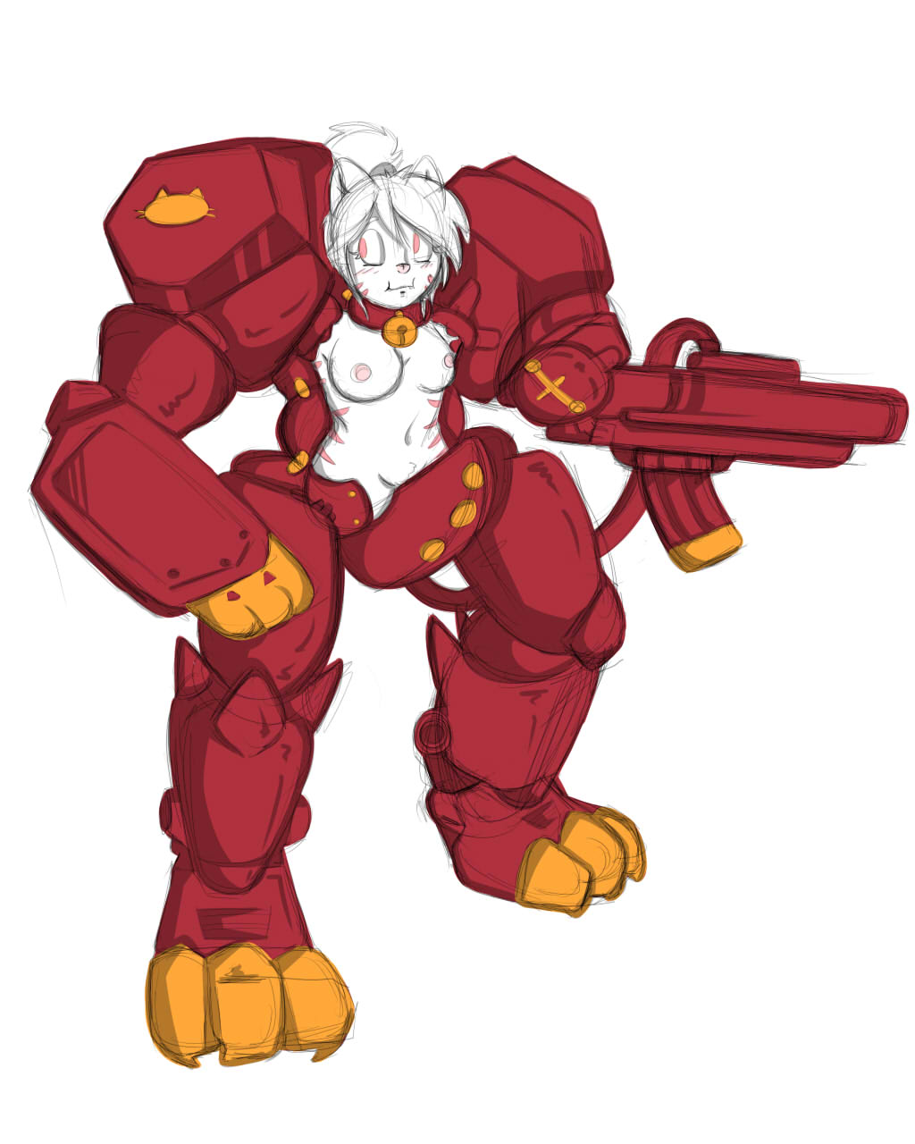 Mecha Girl Collection by Ponyfox page 4 full
