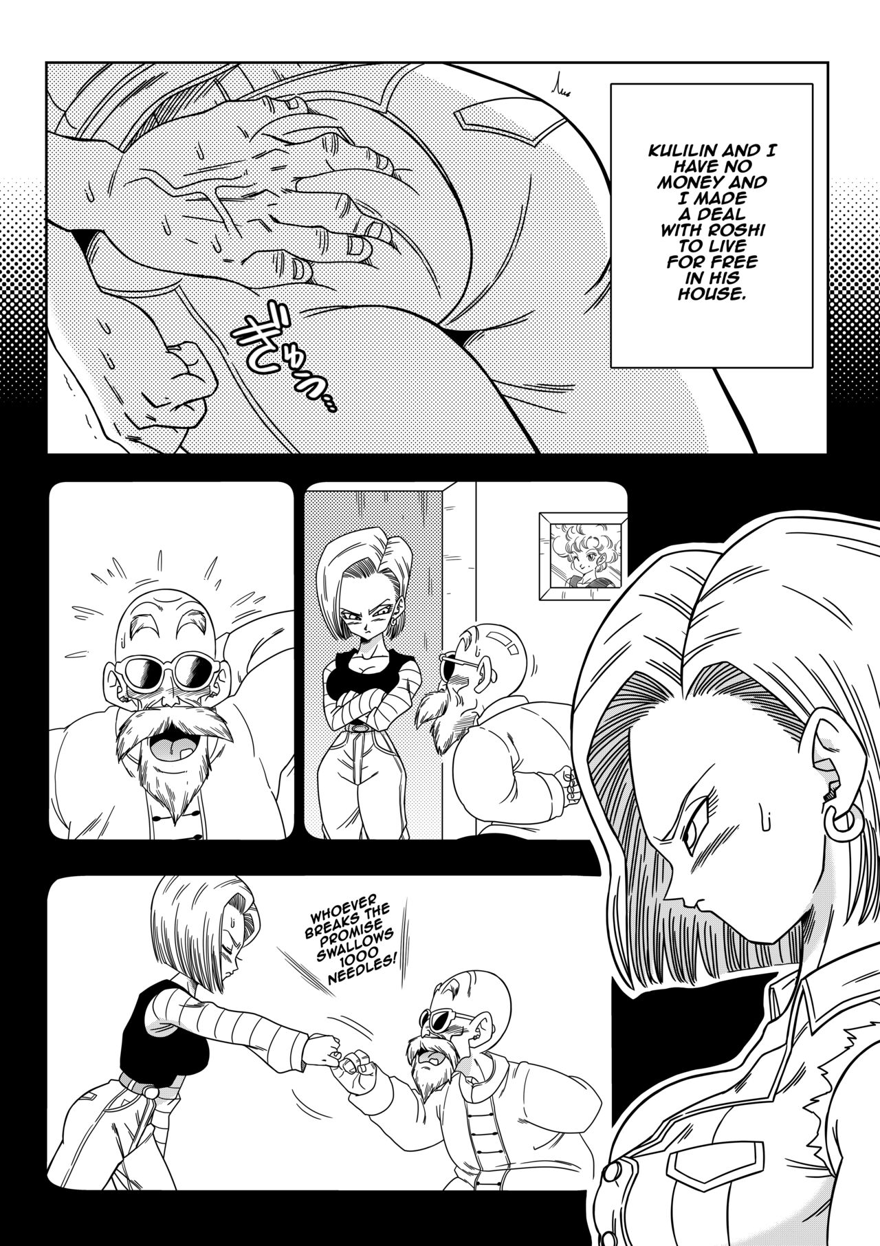 Android 18 vs Master Roshi page 3 full