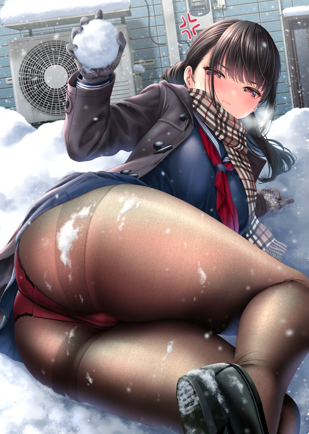 雪投げJKさん page 2 full