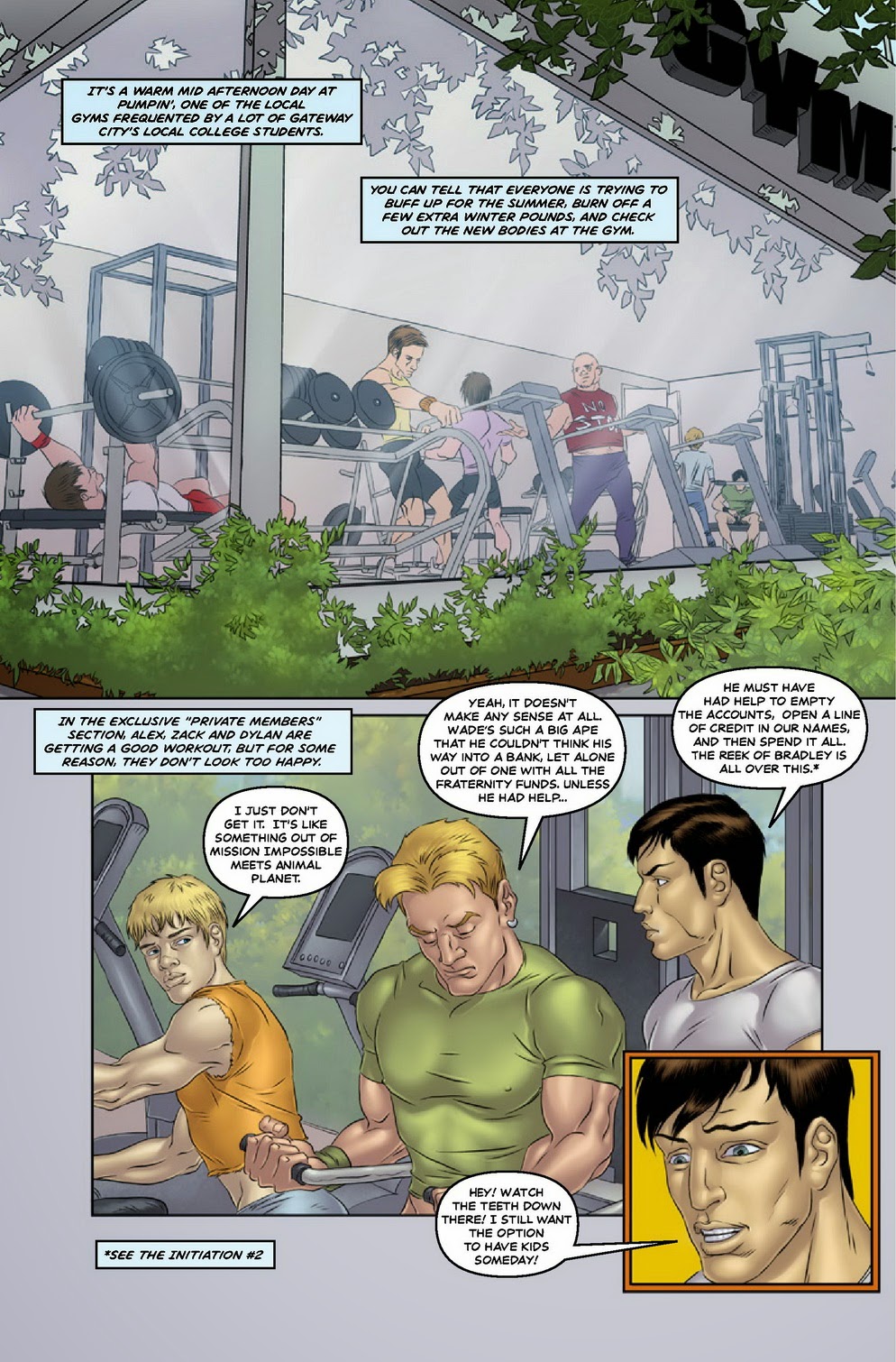 The Initiation page 3 full